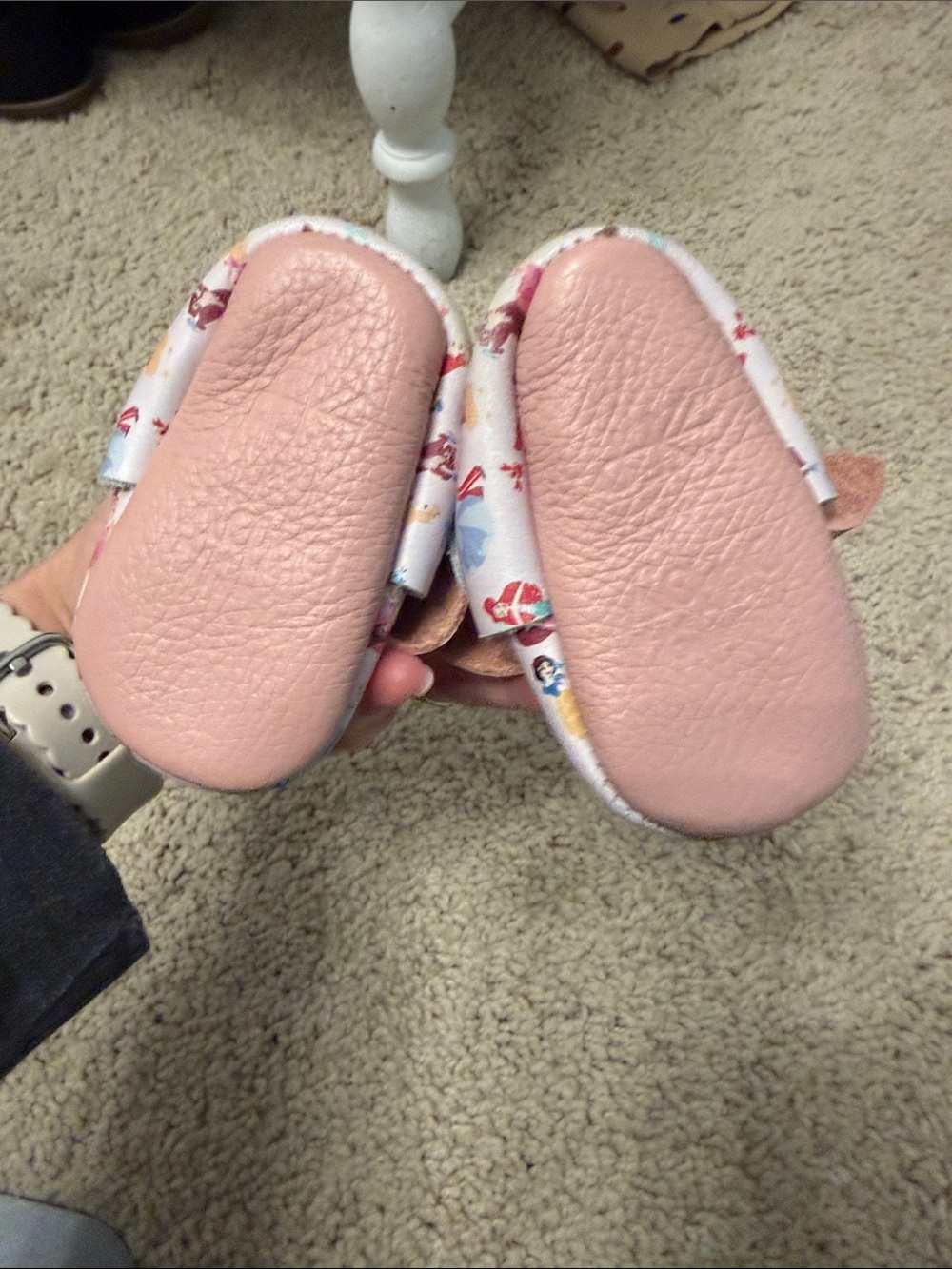 Girls' Disney Princess Print Bow Mary Jane Kids Shoes - Picture 5 of 7
